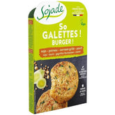 Hamburguesa con puerro soja trigo sarraceno asado con amapola BIO 180 g - SOJADE